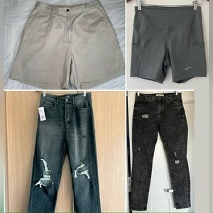 Women's 30" waist pants & shorts